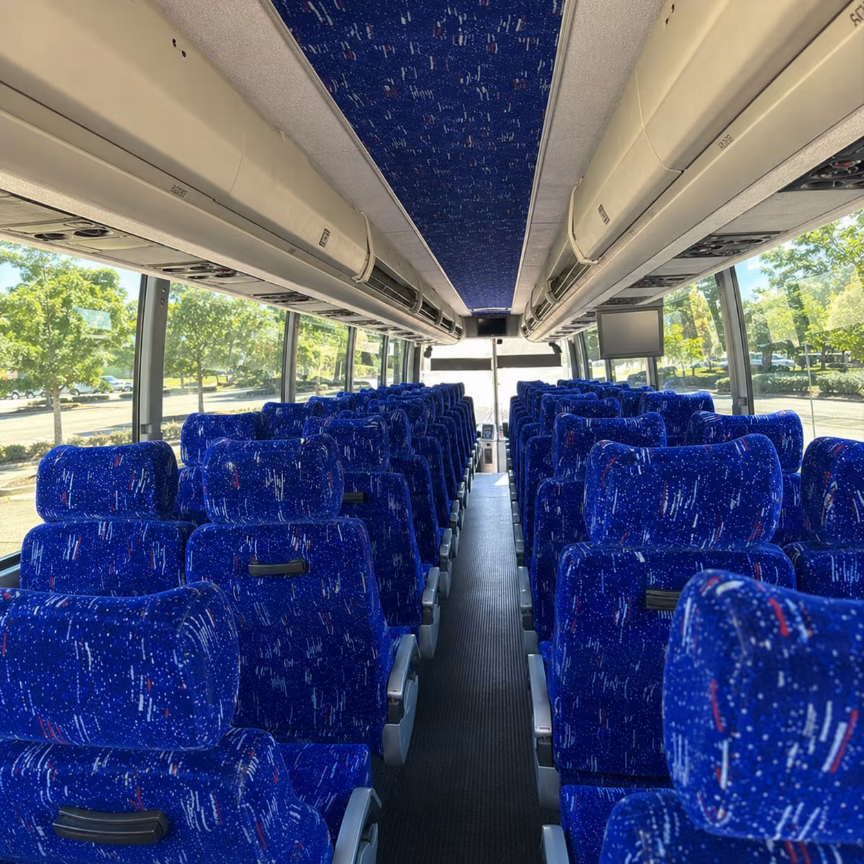 charlotte charter bus interior