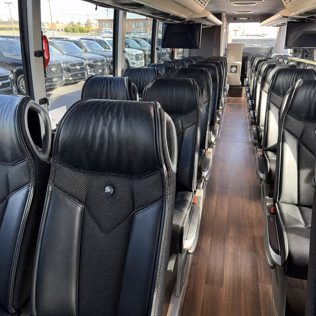 charlotte long distance transportation onboard seating