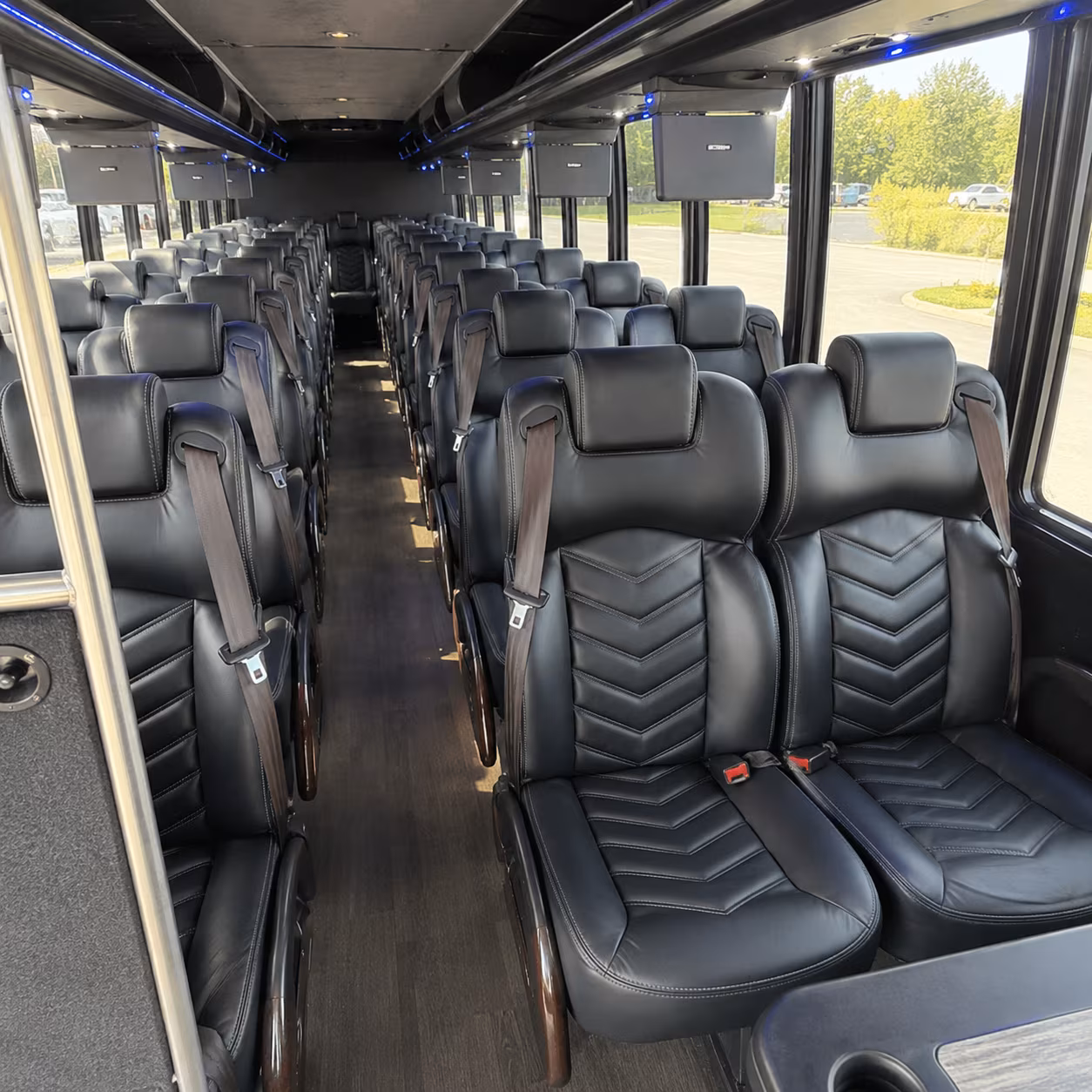 charlotte school event transportation onboard seating