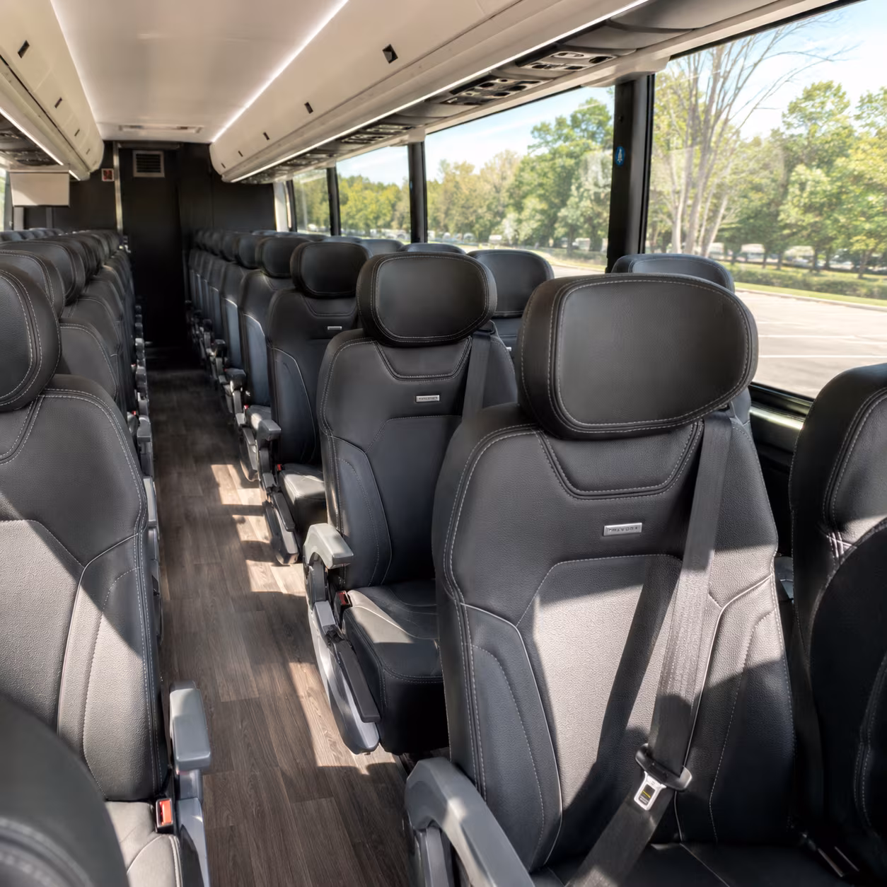 charlotte sporting event transportation onboard seating