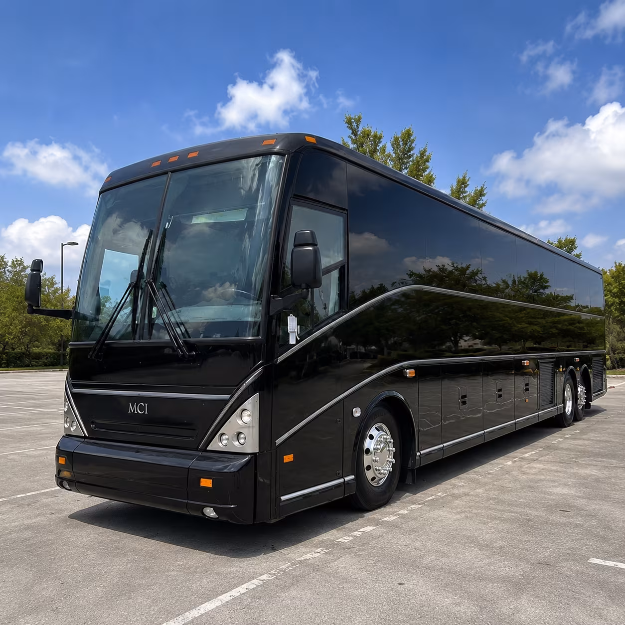 charter buses for large prom groups at myers park and south mecklenburg