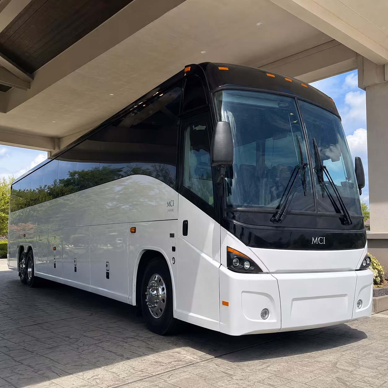 employee shuttle buses between charlotte campuses and hospital shifts